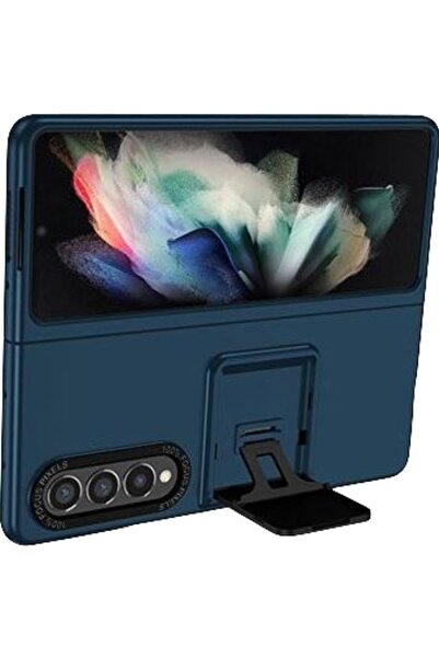 Flippy Husă de protecție, pliabilă 3D, multifuncțională, PC, pentru Samsung Galaxy Z Fold4 5G, albastră