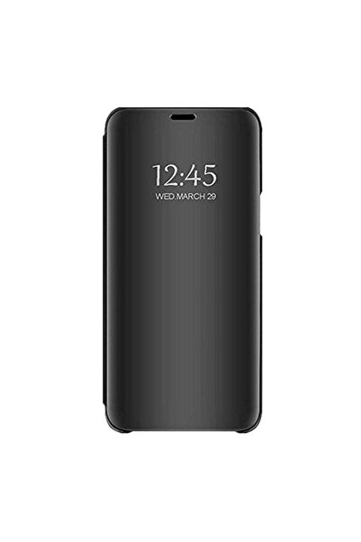 Flippy Samsung Galaxy J6 Plus 2018 Flippy® Flip Cover Mirror Black