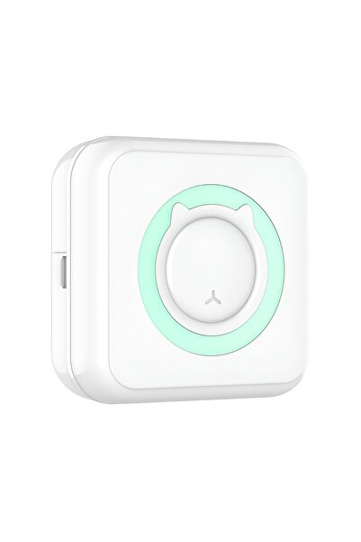 Flippy Mini Portable Photo Printer, 5 Thermal Rolls, 5 Sticker Rolls, 3 Color Rolls, Pens, USB