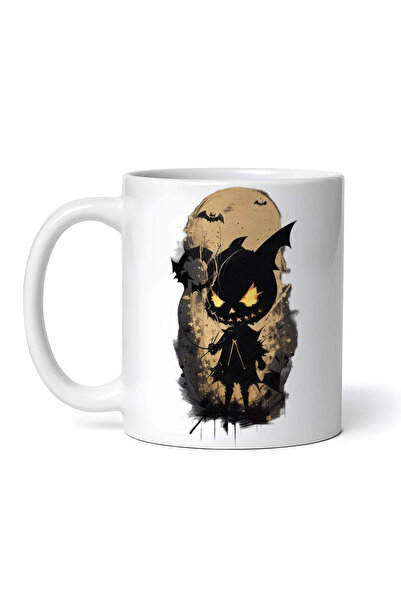 OEM Cană albă personalizată, Vrăjitoare mică cu liliac, INOVATIX®. 330ml