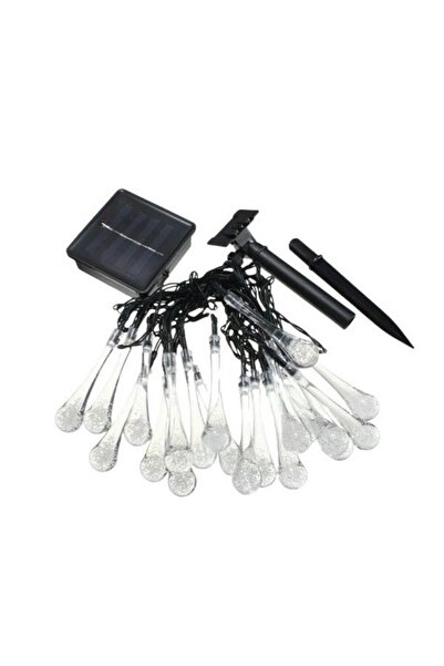 OEM Instalatie Craciun, Tip Picaturi, 30 Led-uri, 6.5 metri, Alb rece, Energi...