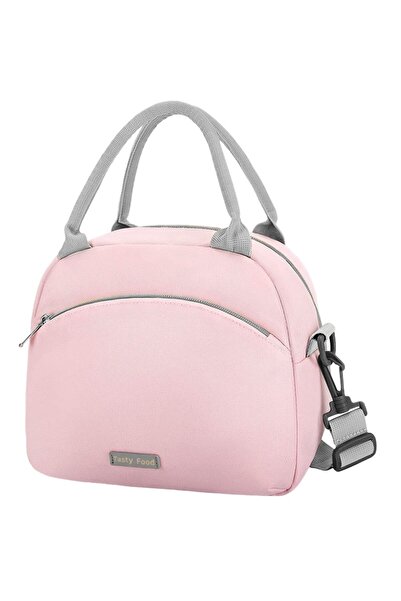 Flippy Thermal Lunch Bag, Multifunctional, Compartmented, Waterproof, 26x14.3x21.2 cm, Pink