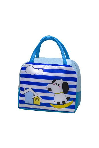 OEM Insulated Bag for Children, 23x13x19 cm, Puppy Print Pattern, Made of A-Foil