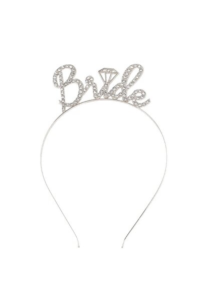 Flippy Coroană de mireasă, model de mireasă, cu cristale, mărime universală, ...