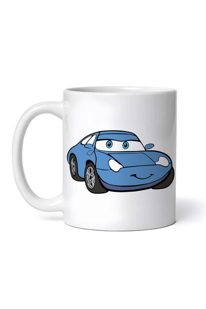 OEM Cană albă personalizată, Sally Carrera Car, INOVATIX®. 330ml