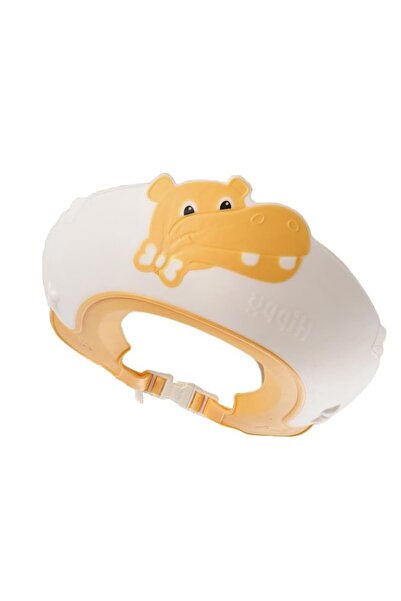 Fippy Children's Bath Protective Visor, Fippy, Hippo Model, Adjustable, Durable, 22x21 cm, Yellow