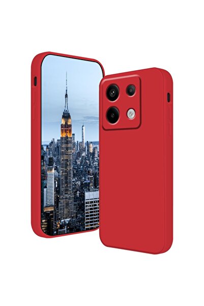 Flippy Protective Case, Flippy, for Xiaomi Redmi Note 13Pro 5G, Liquid Silicone, Wireless Charging, Red