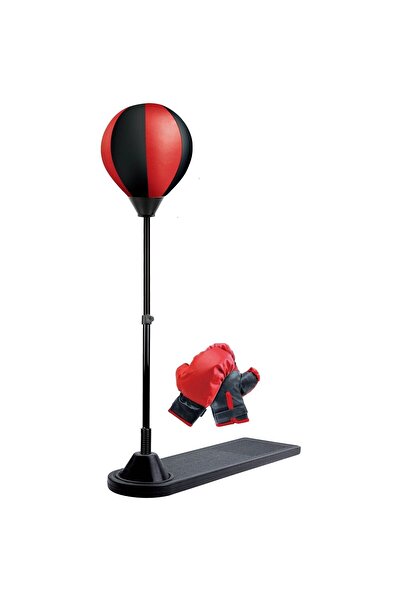 Flippy Interactive Foot Punching Ball Toy with Gloves, Adjustable Height, 3+ years