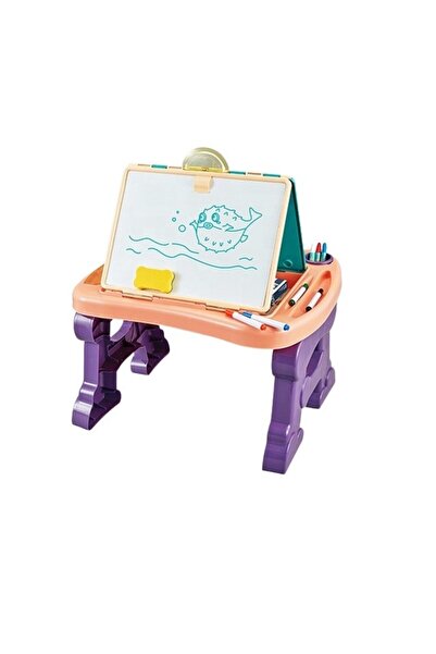 dalip Jucărie educativă 2 în 1 pentru copii - Birou și tablă de desen