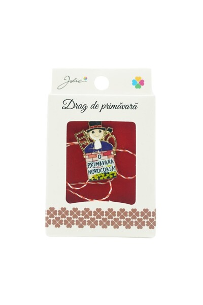 Flippy Small Brooch in Box Happy Spring, Jolie