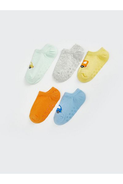 LC Waikiki Printed Baby Boy Booties Socks Pack of 5