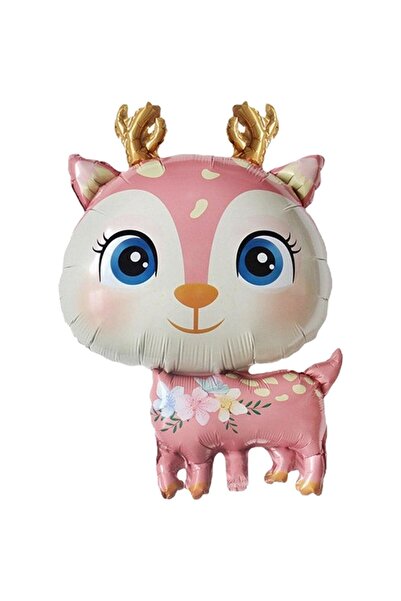 Teo Balon din Folie Metalizata, , Mini Figurine, Model Cerb, Tematica Anivers...