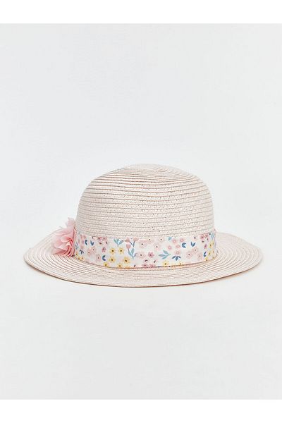 LC Waikiki Floral Baby Girl Straw Hat