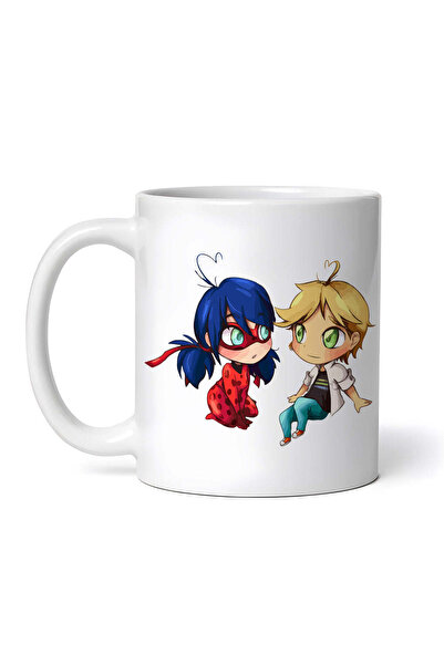 OEM Cană albă personalizată, Miraculos Buburuza și Adrien, Inovatix®. 330 ml