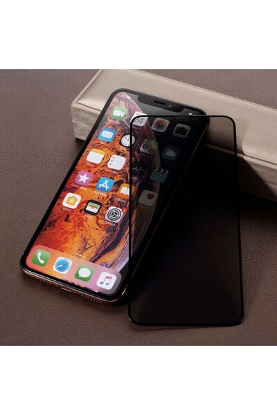 Huawei Tempered Glass Screen Protector P40 Lite Full Glue Privacy Black