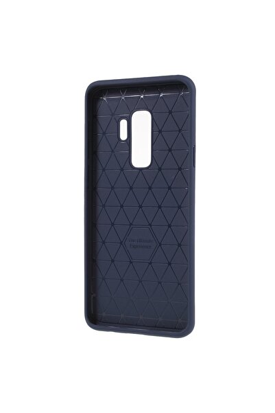 iPaky Husa Samsung Galaxy S9 Elegant Grid Design TPU Hybrid Albastru