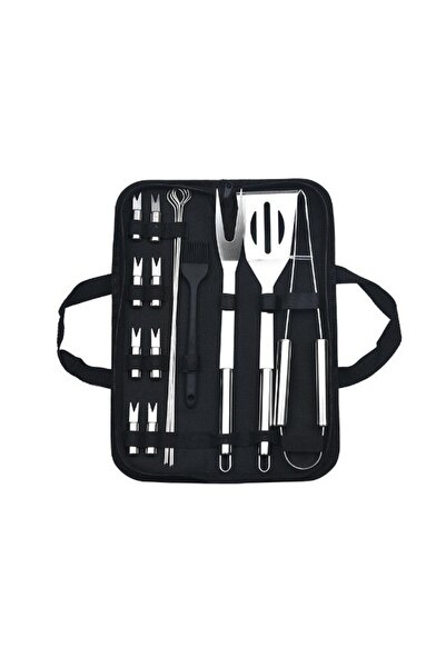 Flippy Set of 16 Grill Utensils, Flippy, Stainless Steel, Oxford Bag, Silver
