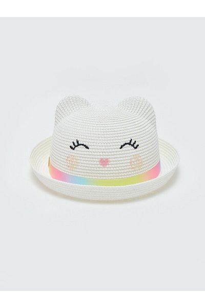 LC Waikiki Embroidered Girl's Fedora Hat
