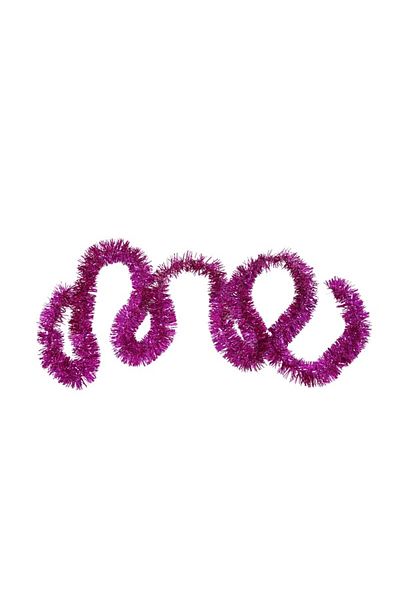 Teo Christmas tinsel, , pink, size: 2 m x 5 cm material: PVC foil, indoor/outdoor