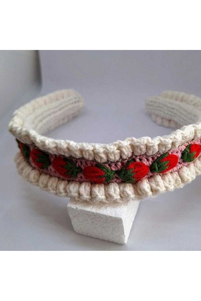 No Name Atelier Strawberry Braided Girl's Crown