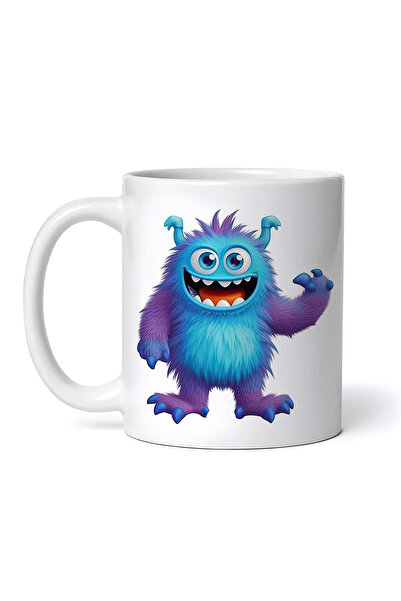 OEM Cană albă personalizată, Teddy Monster, Inovatix®. 330 ml