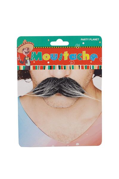 OEM Fake Mustache for Masquerades, Themed Parties, Canvas, Self-Adhesive, 13 x 3 cm