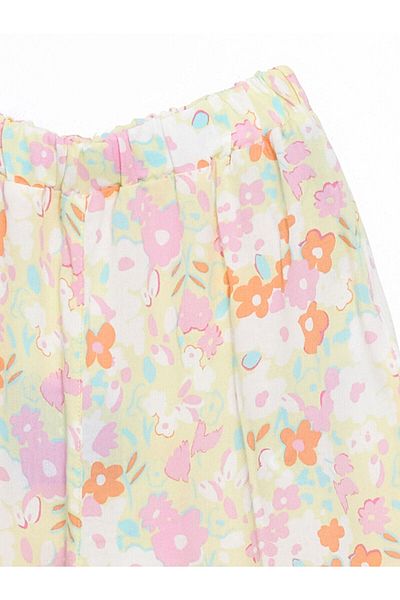 LC Waikiki Girl's Loose Trousers with Elastic Waist