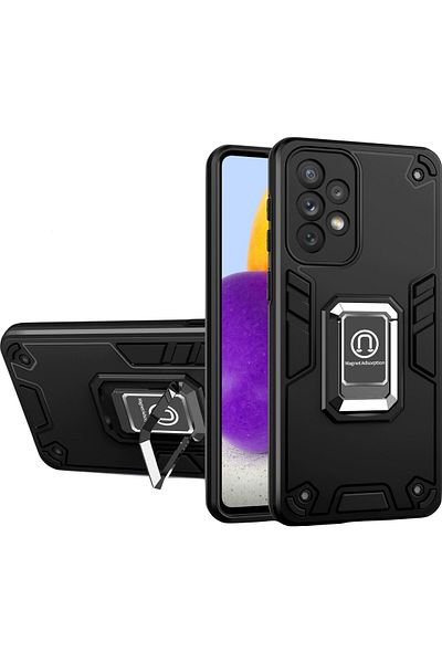 OEM Iron Warriors Case for iPhone 12, Hybrid Ring Holder Kickstand, Black
