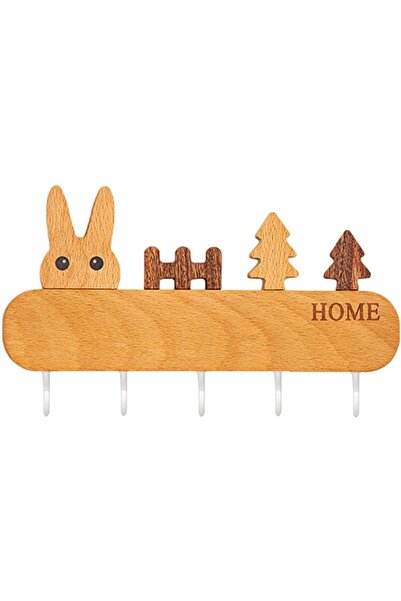 Flippy Suport chei, rabatabil, adeziv inclus, model iepure, capacitate greuta...