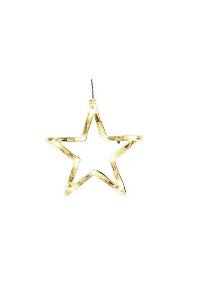 Teo Luminous Christmas Decoration in the shape of a Star 19x18 cm, with Suction Cup, Warm White,