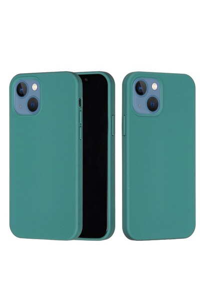 Flippy Защитен калъф, съвместим с течен силиконов калъф за Samsung A11, зелен