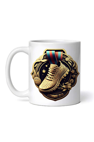 OEM Cană albă personalizată, medalie sportivă, Inovatix®. 330 ml