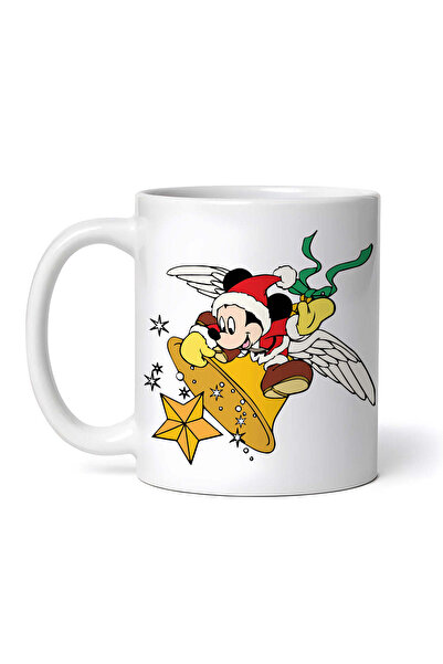 OEM Cană albă personalizată, Mickey Mouse cu aripi, Inovatix®. 330 ml