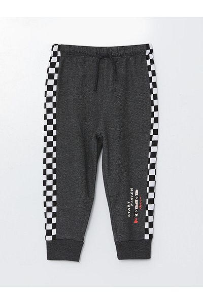 LC Waikiki Crew Neck Printed Boys' Tracksuit Bottoms