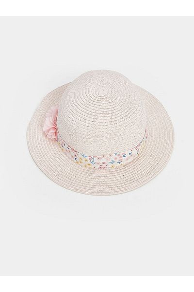 LC Waikiki Floral Baby Girl Straw Hat