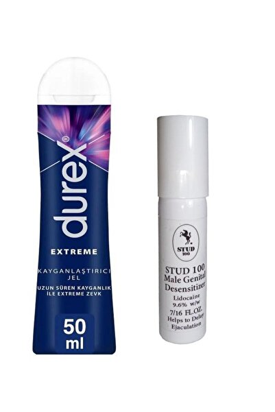 Durex Extreme Anal Kayganlaştırıcı Jel 50 ml-Stud 100 Geciktiriciyle