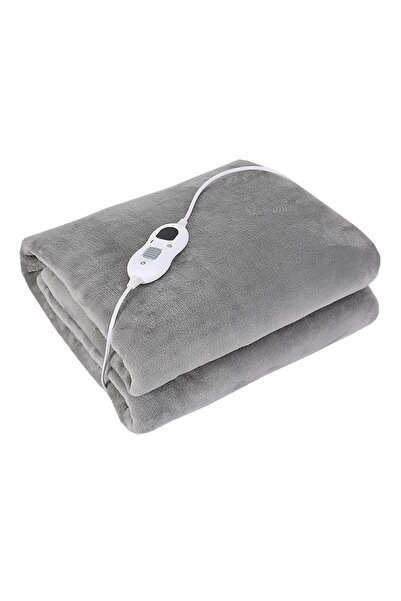 Flippy Patura Cu Incalzire Electrica, Flippy, 135 W, 180x130 cm, 6 Trepte De Incalzire, Flanel, Gri