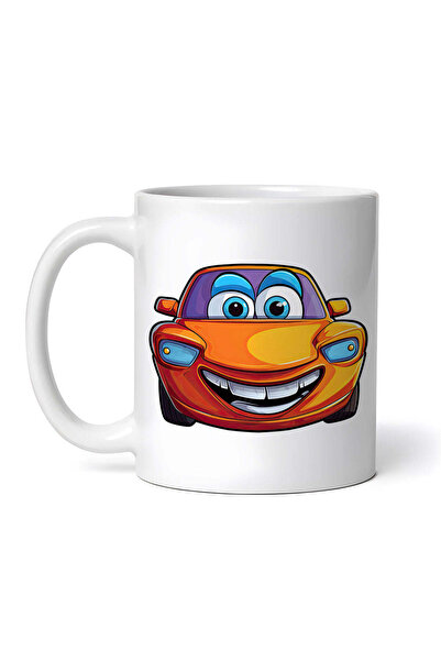 OEM Cană albă personalizată, Mașină de doamnă, INOVATIX®. 330ml