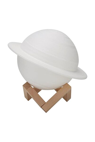 OEM Νυχτερινό φως 3D Saturn, με μπαταρία, βάση, 15 cm, Flippy