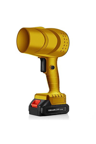 Flippy Multifunctional Portable Air Blower, Flippy, Auto Charging, 1500 mAh, 25000 RPM, Yellow