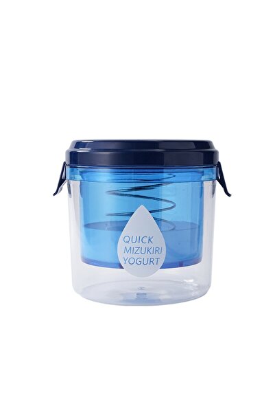 Flippy Kit Cheese Press, Flippy, Greek Yogurt Strainer, Milk Filter, 15x14x15 cm, Blue