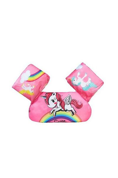 bzstore Life Vest for Kids with Swim Wings, Pink, Unicorn Model