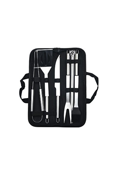 Flippy Set of 9 Grill Utensils, Flippy, Stainless Steel, Oxford Bag, Silver