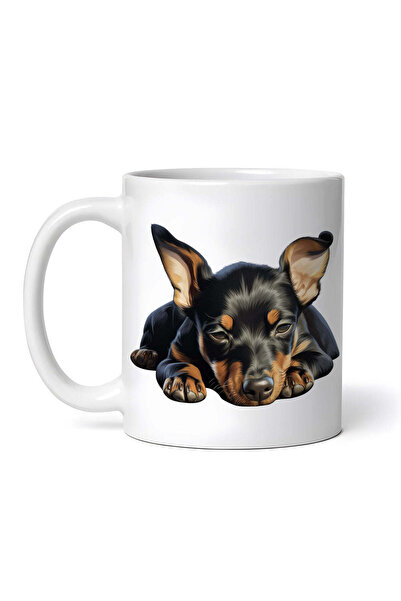 OEM Εξατομικευμένη Λευκή Κούπα, Μάντσεστερ Τεριέ, Inovatix®. 330 ml