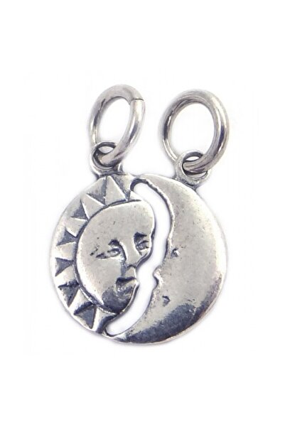 Jolie Silver Pandantiv din argint 925 Jolie, model Soare și Lună, 18 x 12 mm, 1,2 g