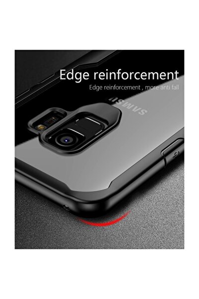 iPaky Carcasă hibridă TPU rezistentă la șocuri pentru Samsung Galaxy S9 - Neagră