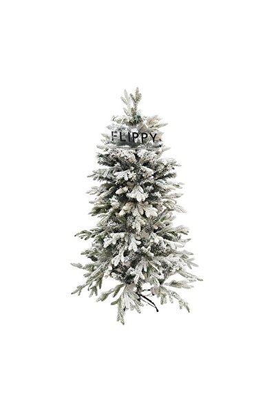 Flippy Τεχνητό Χριστουγεννιάτικο Δέντρο, Flippy, ύψος 1,5 μ., Πράσινο, Πλήρως ψεκασμένο τύπου λευκό-χιόνι