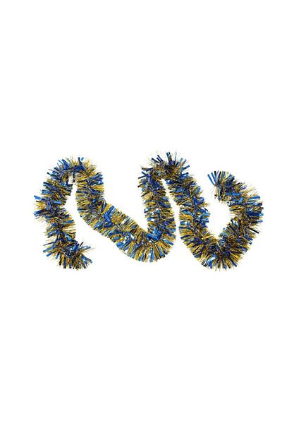 Teo Christmas tinsel, , blue, size: 2 m x 11 cm material: PVC foil, indoor/outdoor