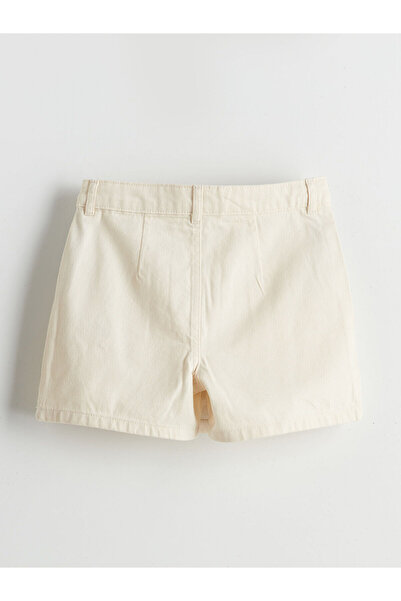 LC Waikiki Beli Ayarlanabilir Lastikli Kız Çocuk Şort Etek