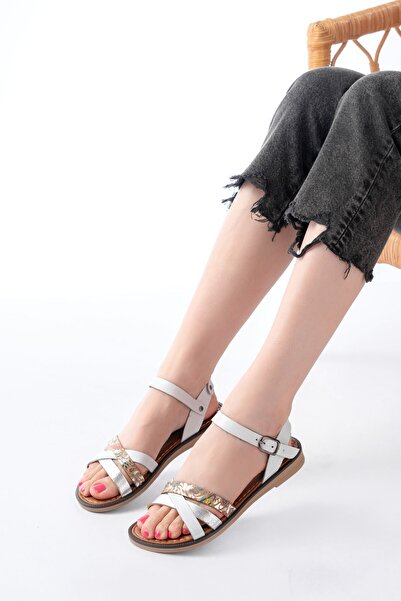 idimilla صندل نسائي من الجلد الطبيعي لتقويم العظام من توريغا ستايل 205-015 با...